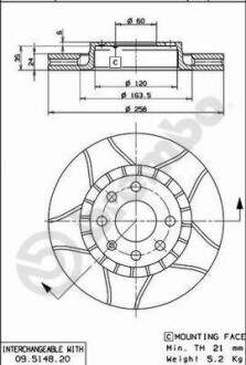 Гальмівні диски BREMBO 09514876