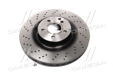 Диск тормозной MB (W221) E420 E500 06-, S320-500 05- передн. BREMBO 09.A817.11