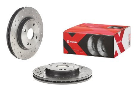 Диск гальмівнийXTRA BREMBO 09A9681X