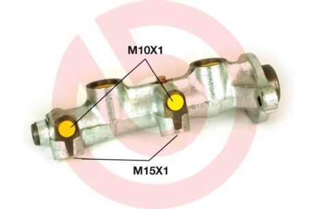 Гальмівний циліндр головний BREMBO M59 046