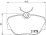 Гальмівні колодки, дискове гальмо (набір) BREMBO P06010 (фото 1)