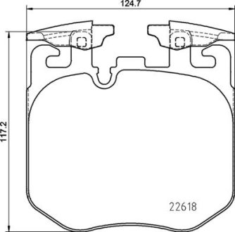 Гальмівні колодки дискові BREMBO P06106