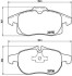 Гальмівні колодки, дискове гальмо (набір) BREMBO P10011 (фото 1)