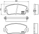 Гальмівні колодки, дискове гальмо (набір) BREMBO P23013 (фото 1)