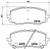 Гальмівні колодки, дискове гальмо (набір) BREMBO P30045 (фото 1)