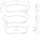 Гальмівні колодки, дискове гальмо (набір) BREMBO P37009 (фото 1)