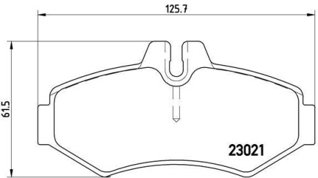 Колодки тормозные BREMBO P50020