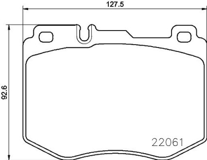 Гальмівні колодки дискові BREMBO P50120 (фото 1)