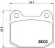 Гальмівні колодки, дискове гальмо (набір) BREMBO P59025 (фото 1)