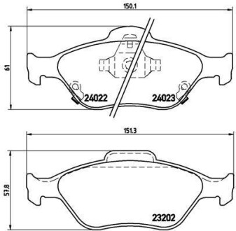 Деталь BREMBO P83085