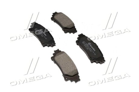 Колодка торм. диск. LEXUS RX, TOYOTA PRIUS задн. BREMBO P 83 152