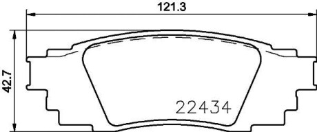 Гальмівні колодки (набір) BREMBO P83160