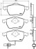 Гальмівні колодки, дискове гальмо (набір) BREMBO P85060 (фото 1)