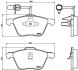 Гальмівні колодки, дискове гальмо (набір) BREMBO P85061 (фото 1)