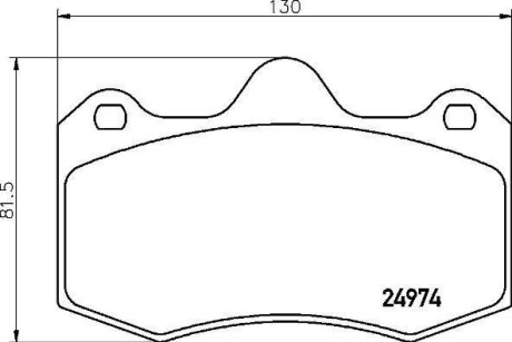 Колодки гальмівні IBIZA V BREMBO P85134