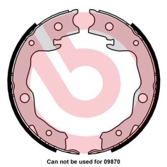 Гальмівні колодки барабанні BREMBO S83 568