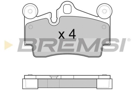 Гальмівні колодки (набір) BREMSI BP3097