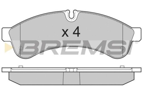 Гальмівні колодки (набір) BREMSI BP3365