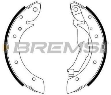 Гальмівні накладки BREMSI GF0077