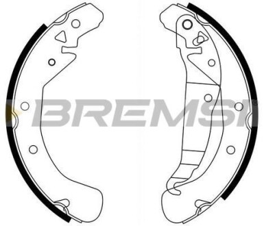 Гальмівні накладки BREMSI GF0358