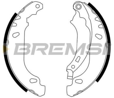 Гальмівні накладки BREMSI GF0408