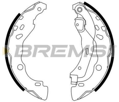 Гальмівні накладки BREMSI GF0409