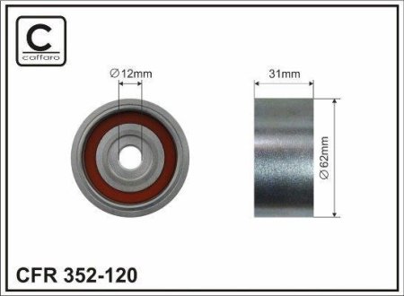 Ролик натяжний CAFFARO 352120
