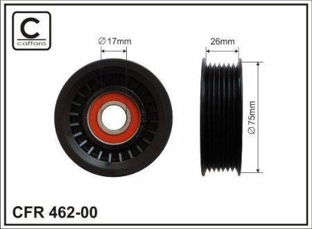 Ролик направляючий CAFFARO 46200