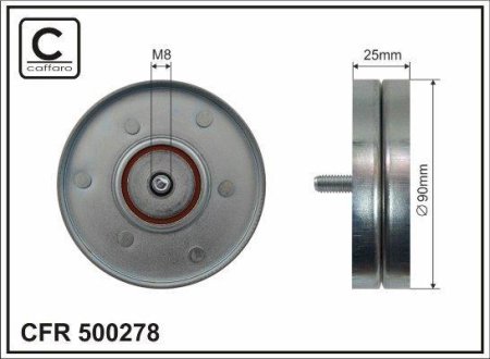 Ролик шківу CAFFARO 500278