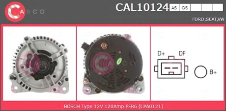 Генератор CASCO CAL10124AS (фото 1)