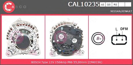 Генератор CASCO CAL10235AS