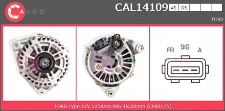 Генератор CASCO CAL14109AS