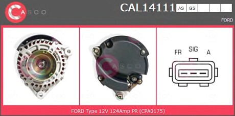 Генератор CASCO CAL14111AS