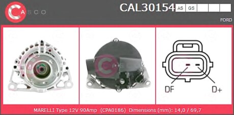 Генератор CASCO CAL30154AS