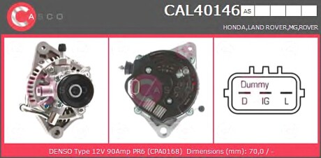 Генератор CASCO CAL40146AS