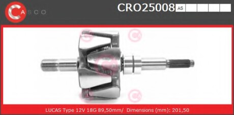 Ротор CASCO CRO25008AS