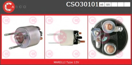 Соленоїд стартера CASCO CSO30101AS (фото 1)