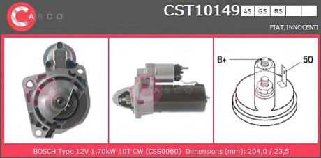 Стартер CASCO CST10149AS