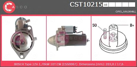 Стартер CASCO CST10215AS