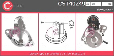 Стартер CASCO CST40249AS (фото 1)