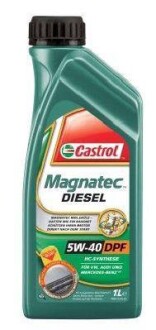 Моторное масло Magnatech Diesel DPF / 5w40 / 1л. / (ACEA C3, API SN/CF) CASTROL 1502B8