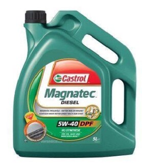 Моторное масло Magnatech Diesel DPF / 5w40 / 5л. / (ACEA C3, API SN/CF) CASTROL 1502BA