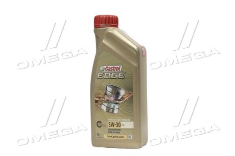 Олива моторна 5W-30 синтетика 1 л EDGE Titanium LL C3 CASTROL 15665F