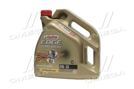 Олива моторна EDGE 0W-30 TURBO DIESEL (Каністра 4л) CASTROL 157E5C (фото 1)