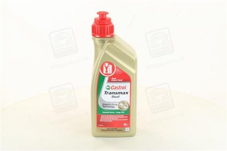 Олива трансміс. Transmax DUAL (Каністра 1л) CASTROL 15D917 (фото 1)