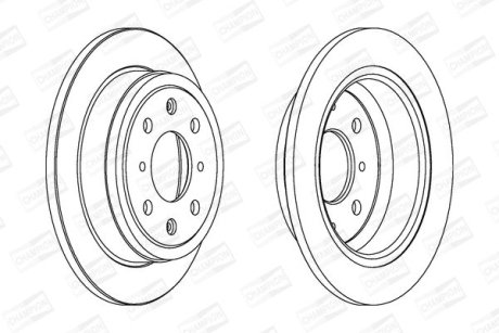 Диск гальмівний CHAMPION 561383CH
