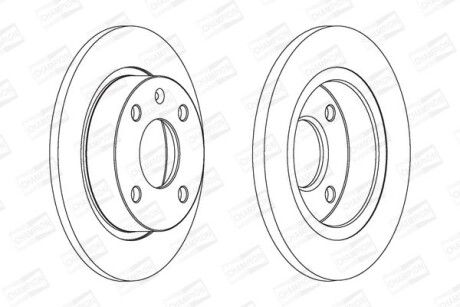 Гальмівний диск CHAMPION 561496CH