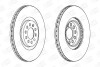 Гальмівний диск передній Audi A1, TT / VW Bora, Golf, Beetle, Polo / Skoda Octavia / Seat Ibiza, Leo CHAMPION 562132CH (фото 1)