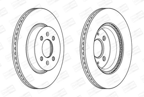 Диск гальмівний CHAMPION 562944CH