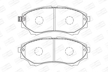 Гальмівні колодки передні Ford Ranger / Mazda B-Series, BT-50 CHAMPION 572572CH